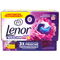Капсули для прання Lenor Pods 4 в 1 Color Amethyst, 10 шт